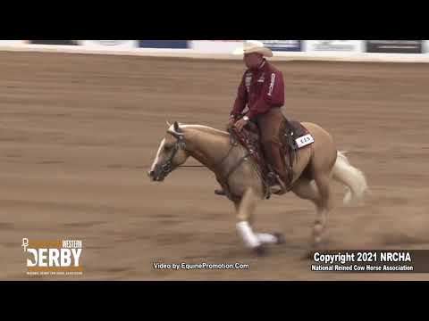 SJR Talkin Diamonds shown by Corey D  Cushing - 2021 DT Horses Western Derby Open Derby, Rein