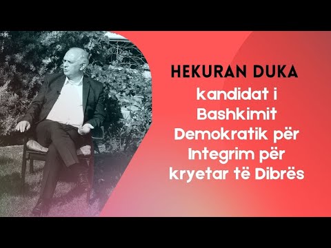 INTERVISTË - Hekuran Duka, kandidat i Bashkimit Demokratik për Integrim për kryetar të Dibrës