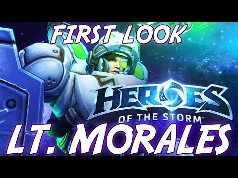 LIEUTENANT MORALES - FIRST LOOK!  - Heroes Of The Storm