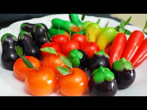 Khanom Luk Chap: Mung Bean Dessert