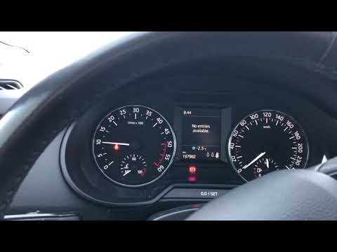 Skoda Octavia 3 2014 1.6TDI  cold start