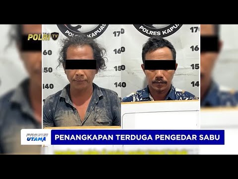 SATRESNARKOBA POLRES KAPUAS TANGKAP TERDUGA PENGEDAR SABU