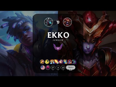 Ekko Jungle vs Shyvana - NA Master Patch 13.13