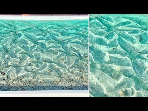 Realistic Water Effect in Resin Wall Art Resin Art Tutorial