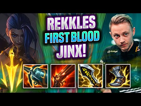 REKKLES GETS FIRST BLOOD WITH JINX NEW LETHAL TEMPO! - KC Rekkles Plays Jinx ADC vs Zoe! |