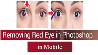 How to Remove Red-Eye in Photoshop in Mobile