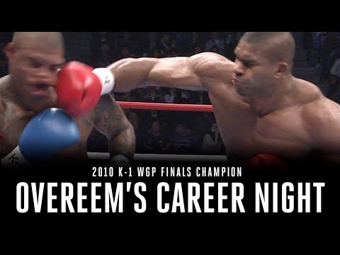 Three Wins. One Night. Alistair Overeem Dominated the 2010 K-1 WGP!