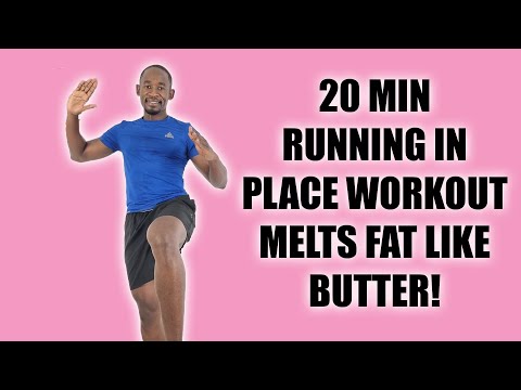 20 Minute Running In Place Workout Melts Fat Like Butter