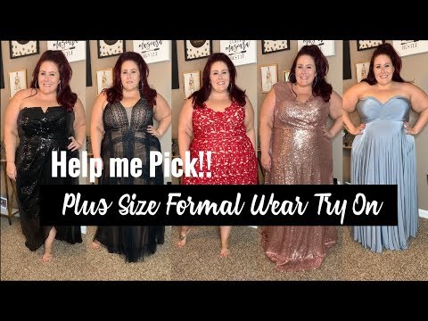 Plus Size Formal Wear Try On | Help Me Pick! | CoEdition