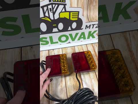Фонарь LED для прицепа на магнитах с проводкой 7-метров (4014B) RED/ORANGE - фото 1 - id-p2813808281