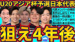 【徳田誉/姫野誠/徳村楓大らU19日本代表発表!!】W杯サポート組&モーリスレベロ組の融合的山口ジャパンに!!残す最後の枠は誰になる？