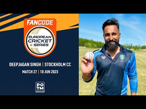 POTM: D.Singh - SSD vs STO | Highlights | FanCode ECS Sweden | 10 June 2023 | ECS23.442