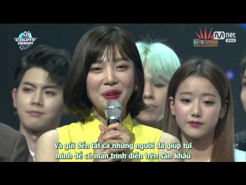 VIETSUB: 170216 RED VELVET WIN Mcountdown : ROOKIE 7TH WIN
