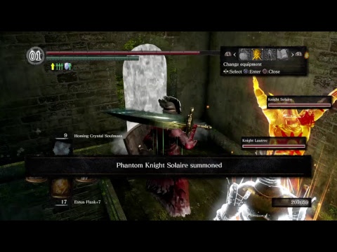 Dark souls Boss Gargoyle fight with summons