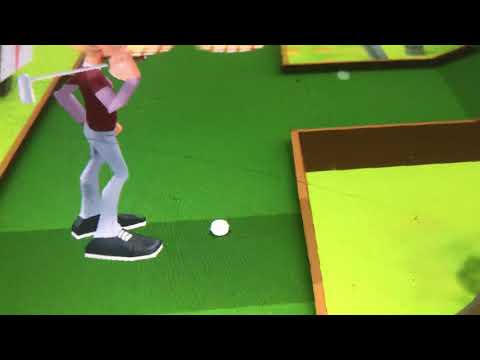 3D mini golf challenge glitch thing