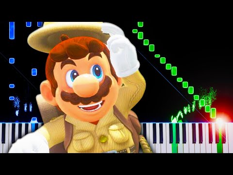 Fossil Falls (from Super Mario Odyssey) - Piano Tutorial