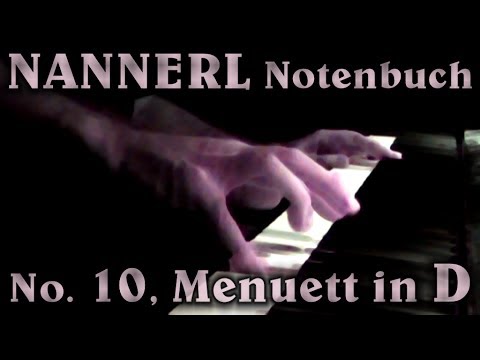 ANONYMOUS: Menuett in D major (Nannerl Notenbuch No. 10)