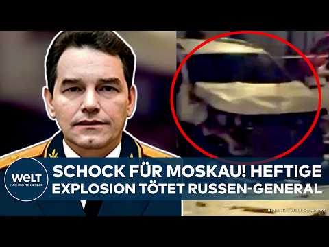 PUTINS KRIEG: Schock für Moskau! Heftige Autoexplosion tötet Russen-General! Ukraine involviert?