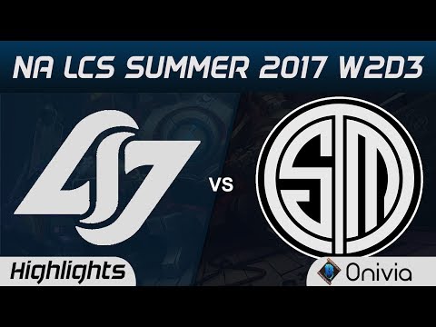 CLG vs TSM Highlights Game 3 NA LCS Summer 2017 Counter Logic Gaming vs Team Solo Mid by Onivia
