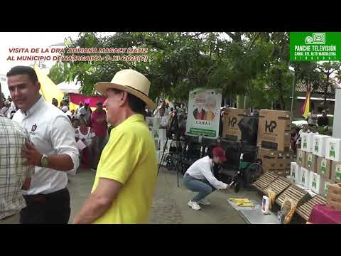 VISITA DE LA SRA GOBERNADORA A NATAGAIMA Y SU EQUIPO DE GOBIERNO QUE LE ACOMPAÑA DESDE NATAGAIMA