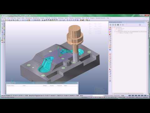 VISI Machining - Produktvideo "3-Achsen Bearbeitung - Schruppen"