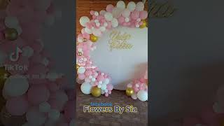 Decor cu baloane Flowers by Sia [ Restaurant Gradina cu licurici ]