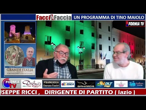 L'esordio di Giuseppe Ricci del partito Grande Italia - Formia TV 20.5.2021