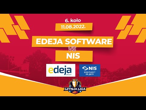 11.08.2022  LETNJA LIGA GRUPA A  6.kolo  19:00  Edeja Software - NIS