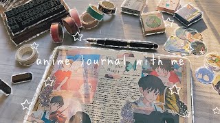 anime journal with me | whisper of the heart ♡