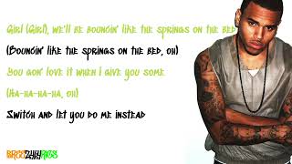 Chris Brown - Boing [LYRIC VIDEO]