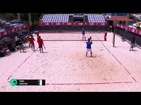 2023 ITF Beach Tennis World Cup - France v Puerto Rico