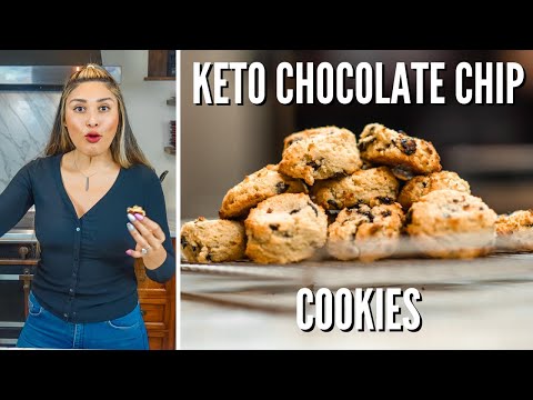 BEST KETO CHOCOLATE CHIP COOKIE RECIPE! How to Make Keto Chocolate Chip Cookies | Only 3 Net Carbs!