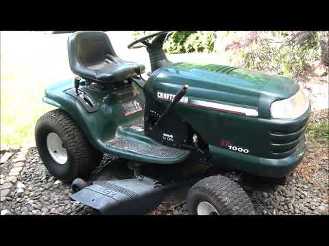 BEST VIDEO on HOW to REPLACE a DRIVE BELT on a Common CRAFTSMAN RIDING Lawnmower 42" deck