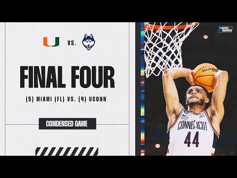 UConn vs. Miami (FL) - Final Four NCAA tournament extended highlights