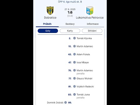 TJ Dobratice  1x8 TS Loko (27.9.2025)