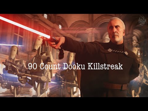 Star Wars Battlefront II* 90 Darth Tyranus (Count Dooku) Killstreak/Gameplay | CS | Kamino
