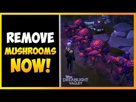 Disney Dreamlight Valley - How To Get Rid Of Mushrooms (Tips and Tricks)