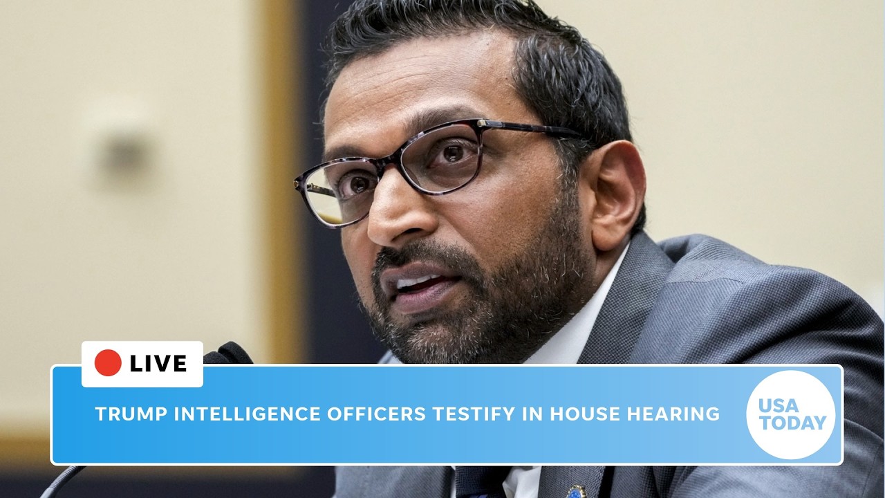 Live: House intelligence hearing Day 2 questions Gabbard, Ratcliffe and Patel on Iran war