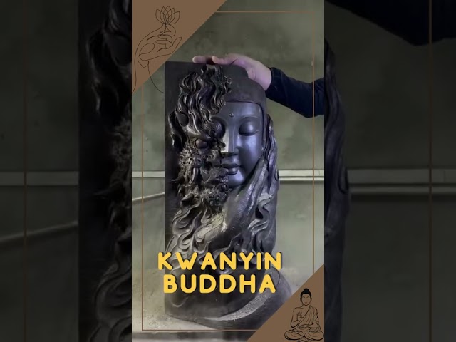 Vídeo relacionado con KJOLWHCQ Estatua Fengshui del Buda Quan Yin Sentado en una Enredadera, Diosa Kwan de la Misericordia, deidad Budista Protectora de Las Mujeres, Escultura Decorativa Coleccionable.