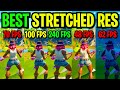 TOP 5 BEST STRETCHED RESOLUTIONS In Fortnite Chapter 2 Season 8! - 🔨GET MAX FPS & LESS INPUT DELAY🔨