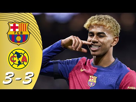 HIGHLIGHTS | Barcelona 3-3 America | RESUMEN All Goals & Highlights