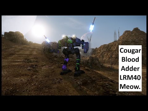 MechWarrior Online - Cougar Blood Adder - 35 ton LRM trollololol