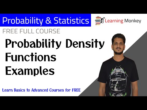 Probability Density Functions Examples || Lesson 63 || Probability & Statistics || Learning Monkey |