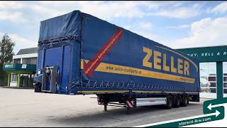 Hangler Megatrailer Schr&auml;glader Coil Bordwand BPW hydraulisches Hubdach curtain side semi-trailer | Image 4 - Autoline
