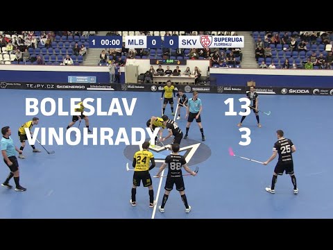Highlights: Technology Florbal MB - TJ Sokol Královské Vinohrady 13:3 (1. ČF)
