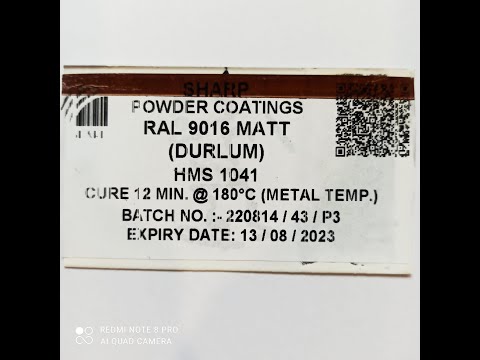 RAL 9016 MATT (DURLUM) POWDER COATING POWDER