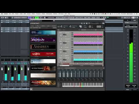Sample Logic Electro City 4 stereo outputs in Kontakt.