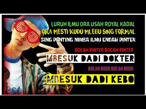 LAGU TEGALAN_OPHIE RAPPER NGAPAK - LURUH ILMU