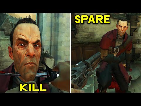 Dishonored - Kill Daud VS Spare Daud (All Choices & Outcomes)