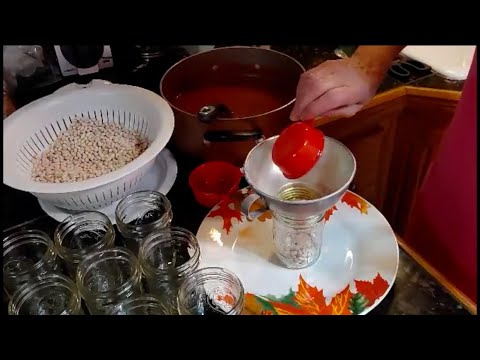 How to Can Homemade BBQ Beanie Weenies